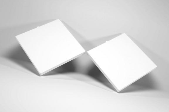 Realistic Pizza Box Packaging Mockup Template