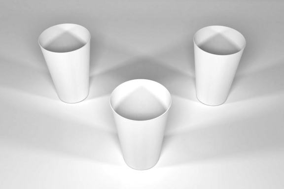 Realistic Plastic Cup Mockup Template