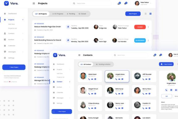 Vora - Saas Admin Dashboard UI Design Template
