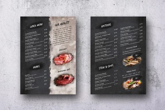 Craft Food Single 8 Pages A4 & US Letter Design