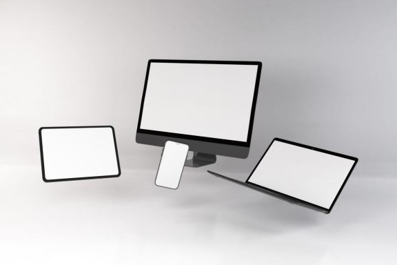Free Mockup of Multiple Devices