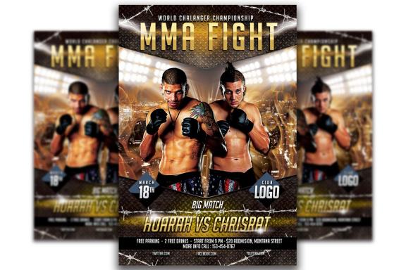 UFC - MMA Fighting Flyer Template #5 | Deeezy