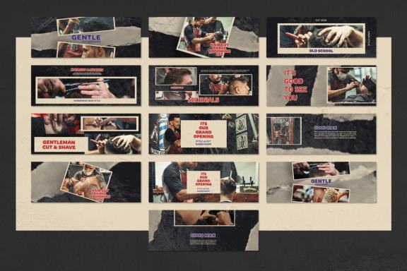 Barbeshop V3 Facebook Ads Banner