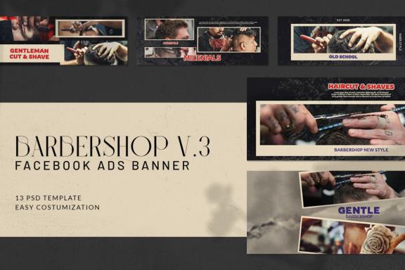 Barbeshop V3 Facebook Ads Banner