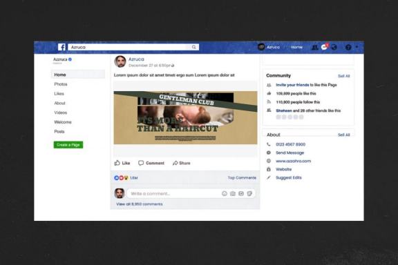 Barbershop V4 Facebook Ads Banner