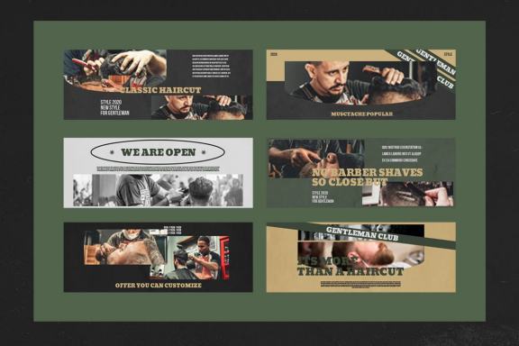Barbershop V4 Facebook Ads Banner