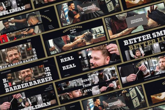 Barbershop V5 Facebook Ads Banner