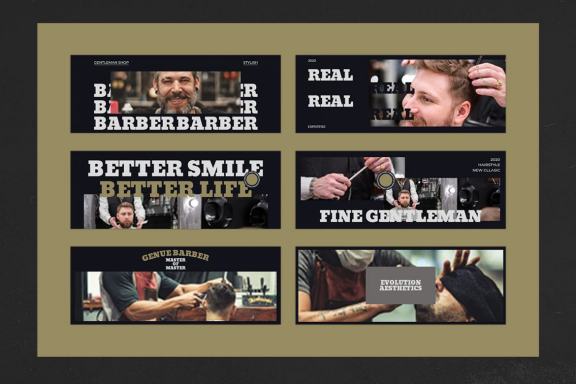 Barbershop V5 Facebook Ads Banner