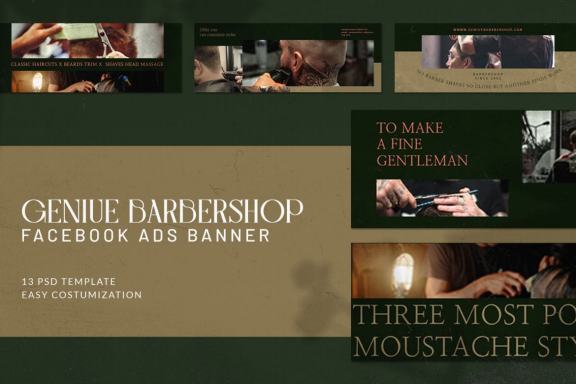 Geniue Barbershop Facebook Ads