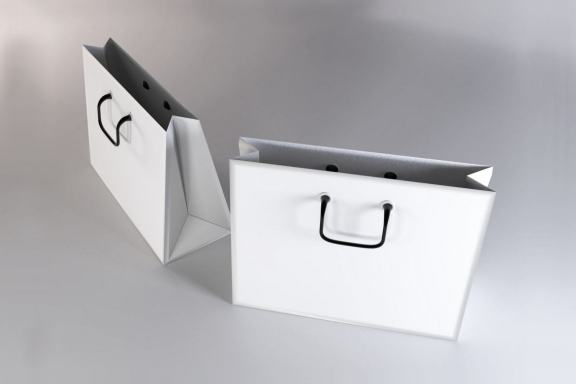 Realistic Shopping Bag Mockup Template