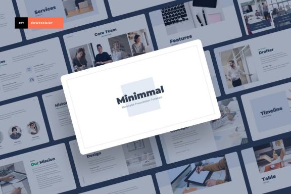 Minimmal – Minimalist Power Point Presentation