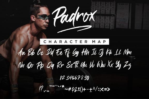 Padrox - Handwritten Brush Font