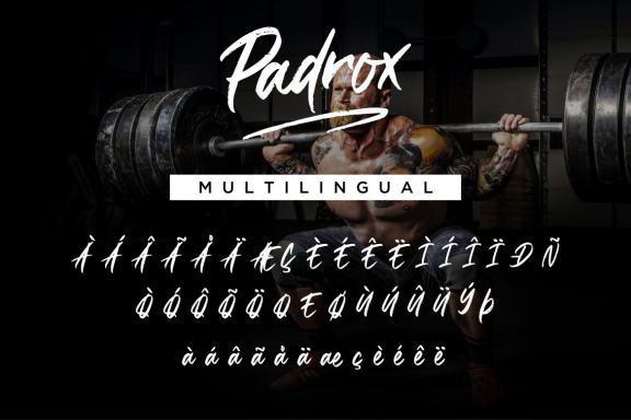 Padrox - Handwritten Brush Font