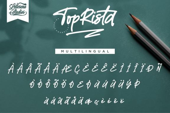 TopRista - Unique Handwritten Font