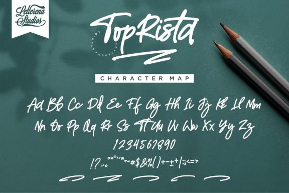 TopRista - Unique Handwritten Font