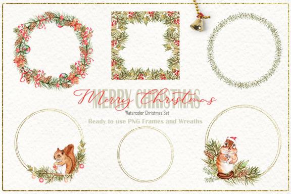 Christmas Watercolor Collection