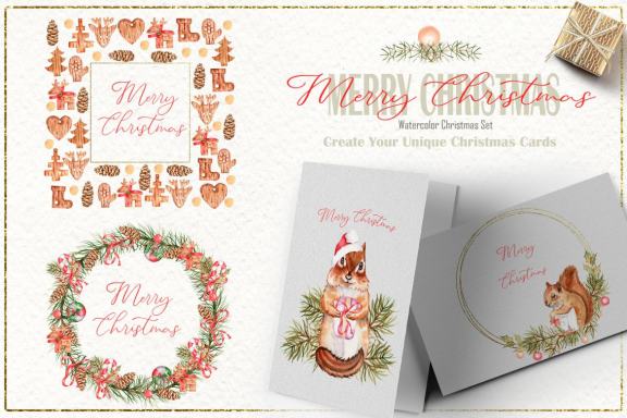 Christmas Watercolor Collection