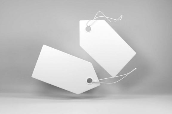Free Price Tag Mockup Template