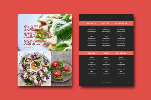 Fitness trainer ebook keynote presentation template
