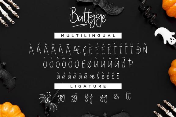 Battgge - Handwritten Minimalist Brush Font