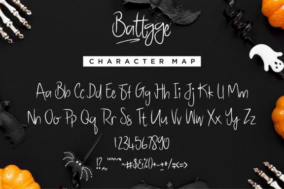 Battgge - Handwritten Minimalist Brush Font