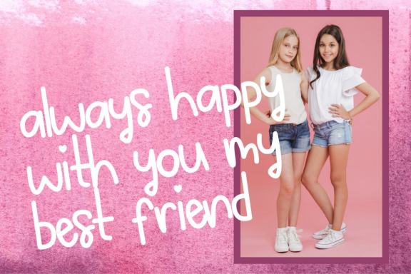 Girlsfa - Cute and Girly Monoline Font