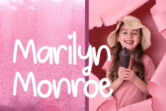 Girlsfa - Cute and Girly Monoline Font