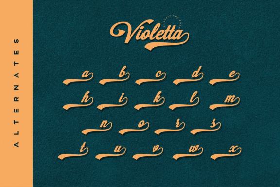 Violetta - Sexy Bold Script Font
