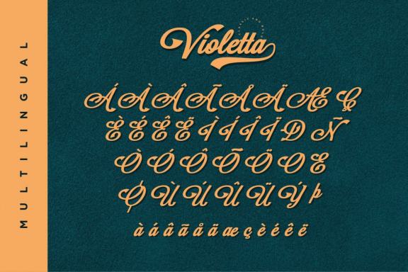 Violetta - Sexy Bold Script Font