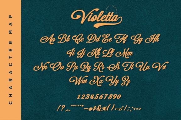 Violetta - Sexy Bold Script Font