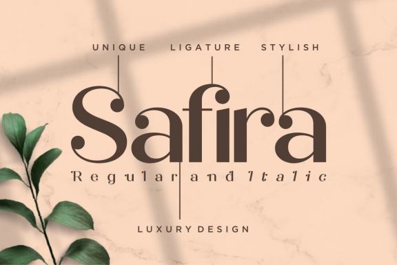 Safira - Modern Feminine Serif Font