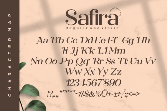 Safira - Modern Feminine Serif Font