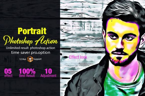 Portrait Photoshop Action