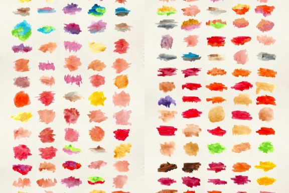 500 Watercolor Textures Packs