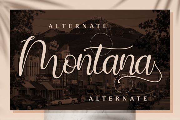 Montana - Beautiful Font