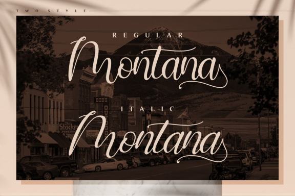 Montana - Beautiful Font