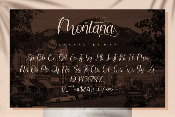 Montana - Beautiful Font