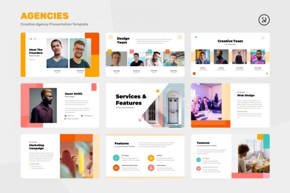 Agencies - Creative Agency Google Slides Presentation