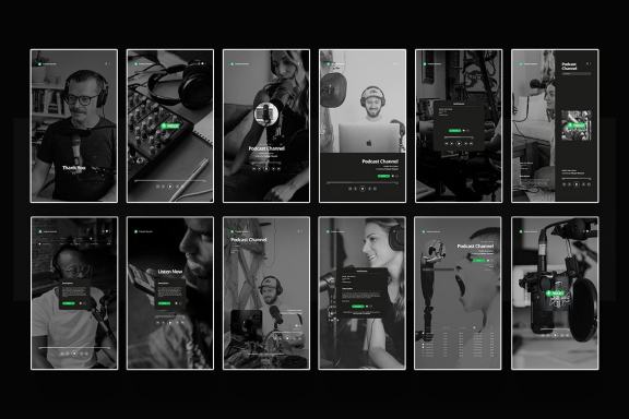 Podcast Instagram Post and Story Template