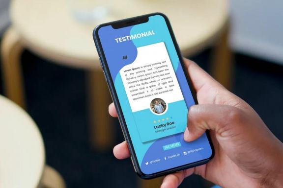 Testimonial reviews instagram stories and posts keynote template