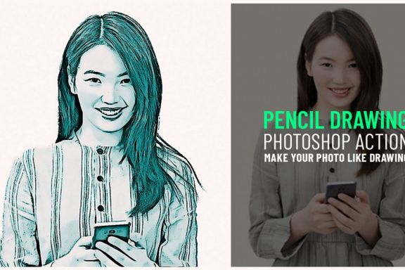 Pencil Drawing Photoshop Action