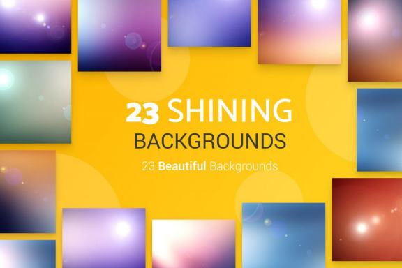 23 Shining Backgrounds