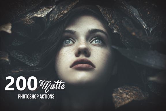 200 Matte Photoshop Actions