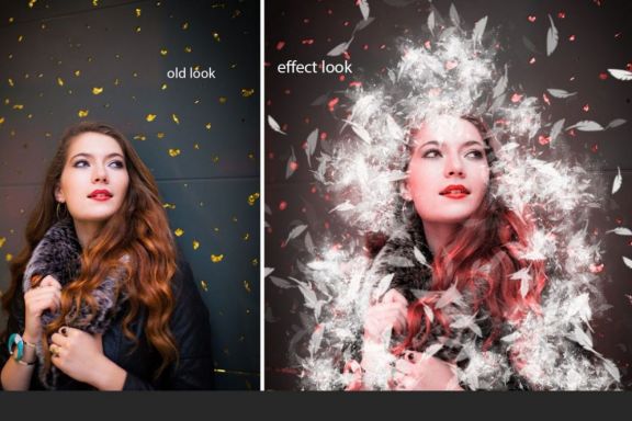 Feather Dreamy Dispersion Photoshop Action