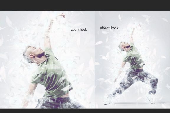 Feather Dreamy Dispersion Photoshop Action