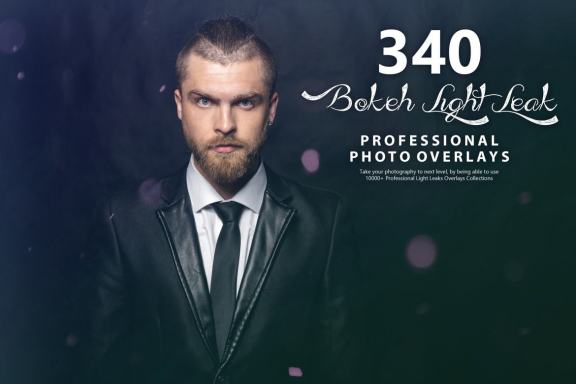 340+ Bokeh Light Leak Photo Overlays