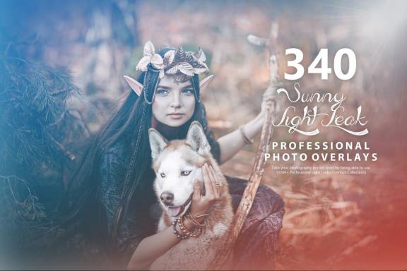 340+ Sunny Light Leak Photo Overlays