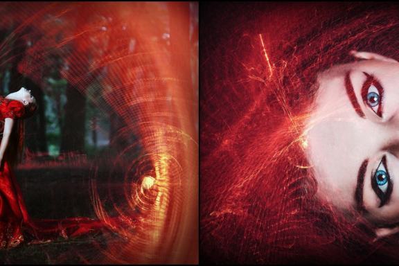 50 Mystical Red Light Photo Overlays