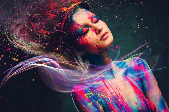 88 Colorful Abstract Wave Photo Overlays