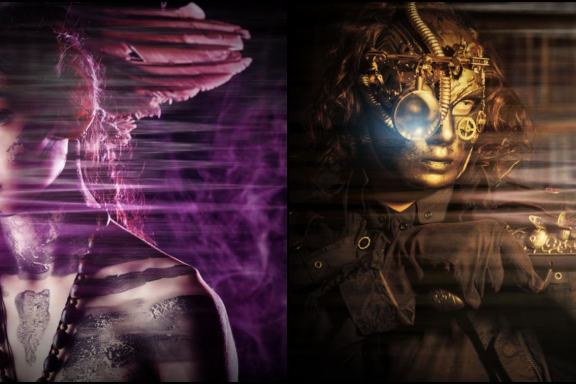 173 Abstract Glitch Photo Overlays
